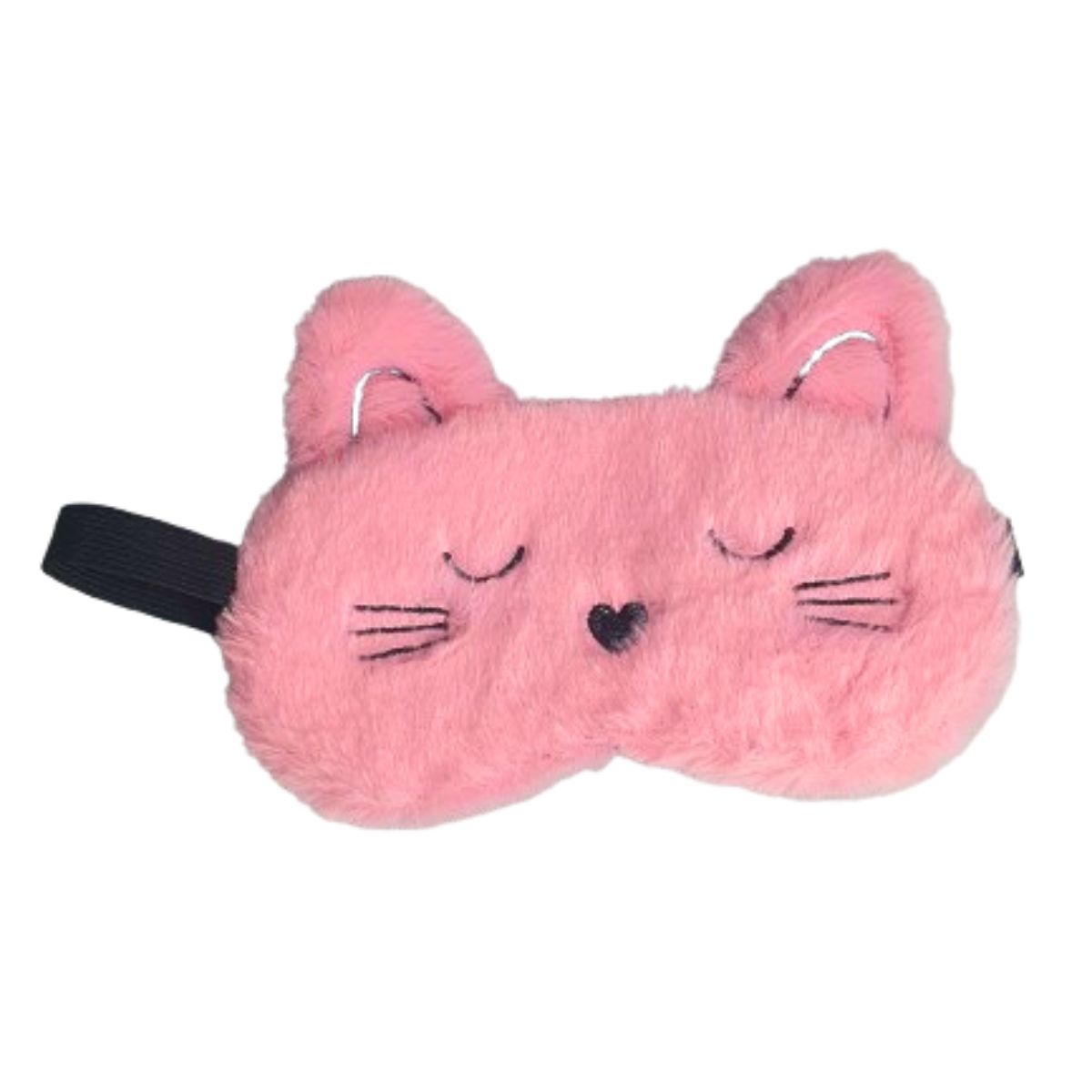 Máscara De Descanso / Tapa Olhos Pelúcia Gato Rosa Máscara De Descanso / Tapa Olhos Pelúcia Gato Rosa